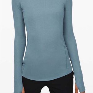lululemon athletica Slate Blue Long Sleeve Top